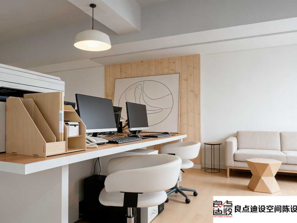 办公室软装设计 | 极简原木风让员工幸福感直接翻倍✨